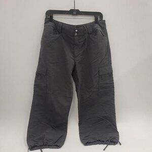 The North Face Womens Pants Gray Cargo Hiking T150+T550 Activewear Outdoor 12